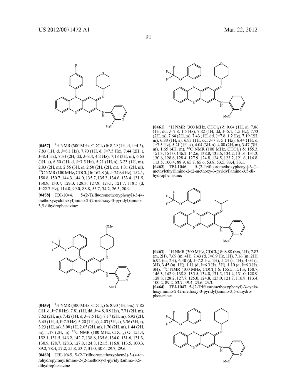 RIMINOPHENAZINES WITH 2-(HETEROARYL)AMINO SUBSTITUENTS AND THEIR     ANTI-MICROBIAL ACTIVITY - diagram, schematic, and image 93