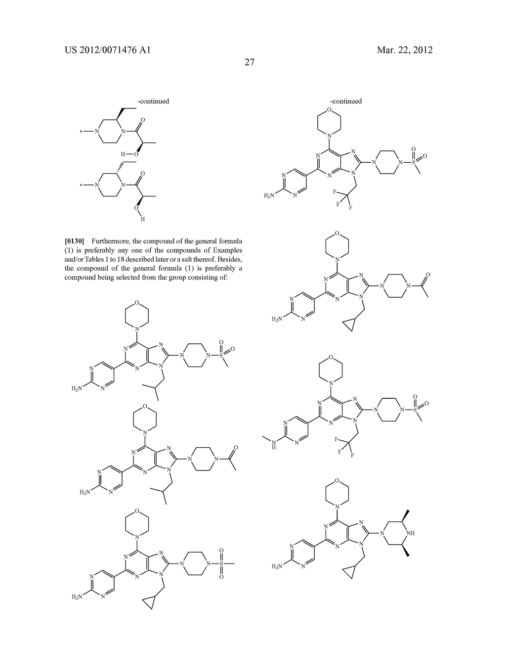 MORPHOLINOPURINE DERIVATIVES - diagram, schematic, and image 28