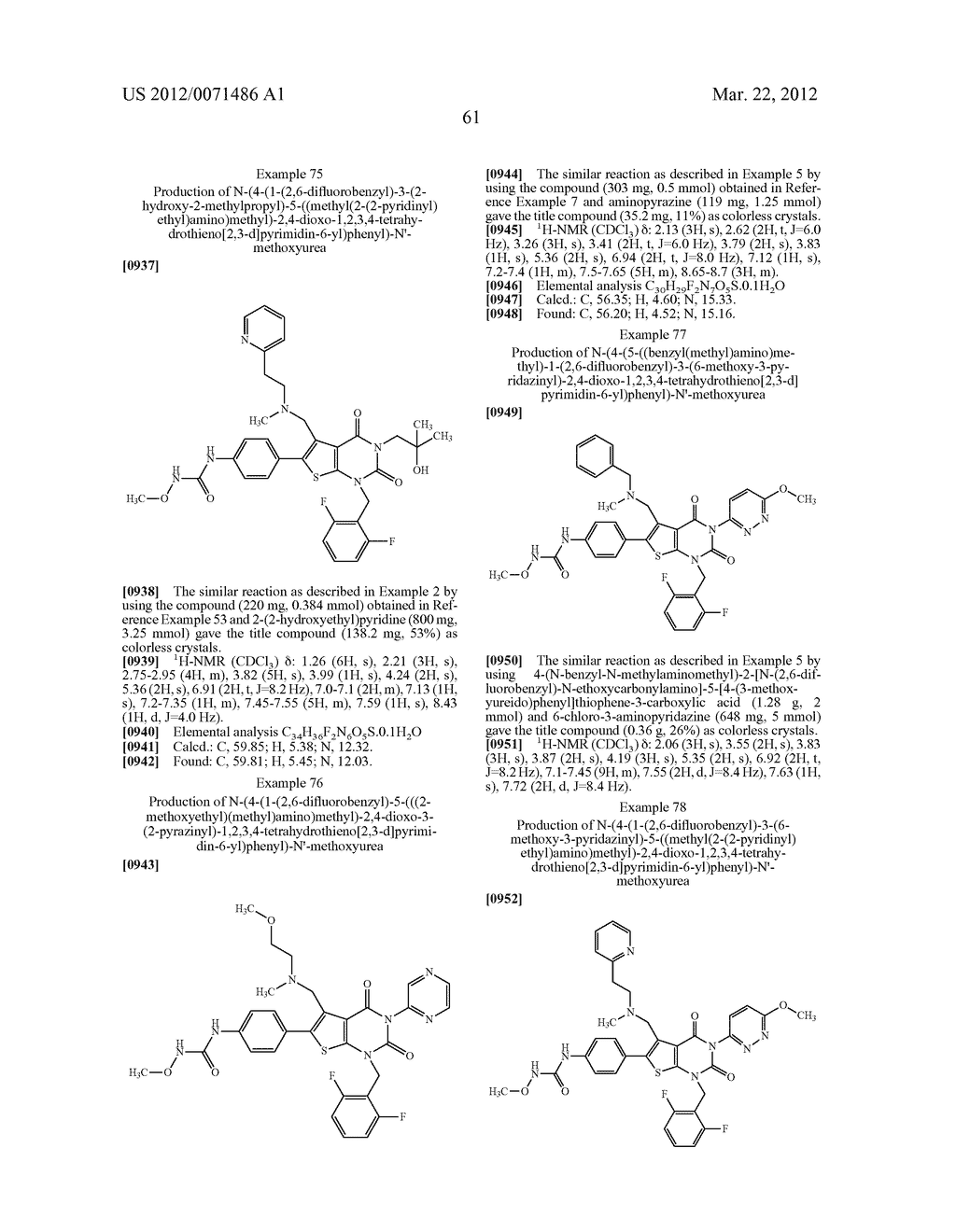 THIENOPYRIMIDINE COMPOUNDS AND USE THEREOF - diagram, schematic, and image 62