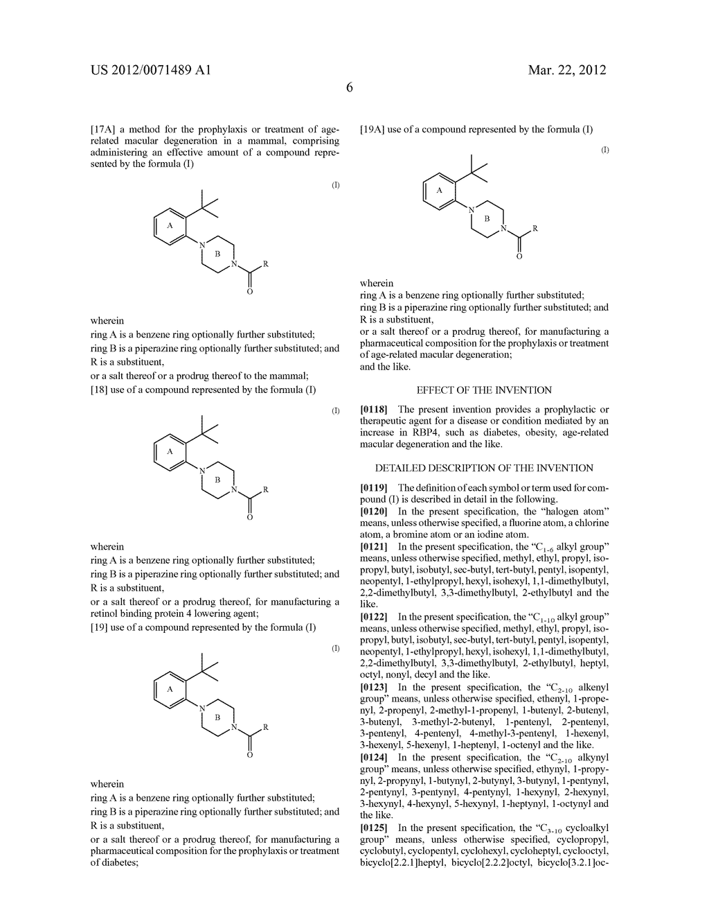 DERIVATIVES OF N-ACYL-N'-PHENYLPIPERAZINE USEFUL (INTER ALIA) FOR THE     PROPHYLAXIS OR TREATMENT OF DIABETES - diagram, schematic, and image 07
