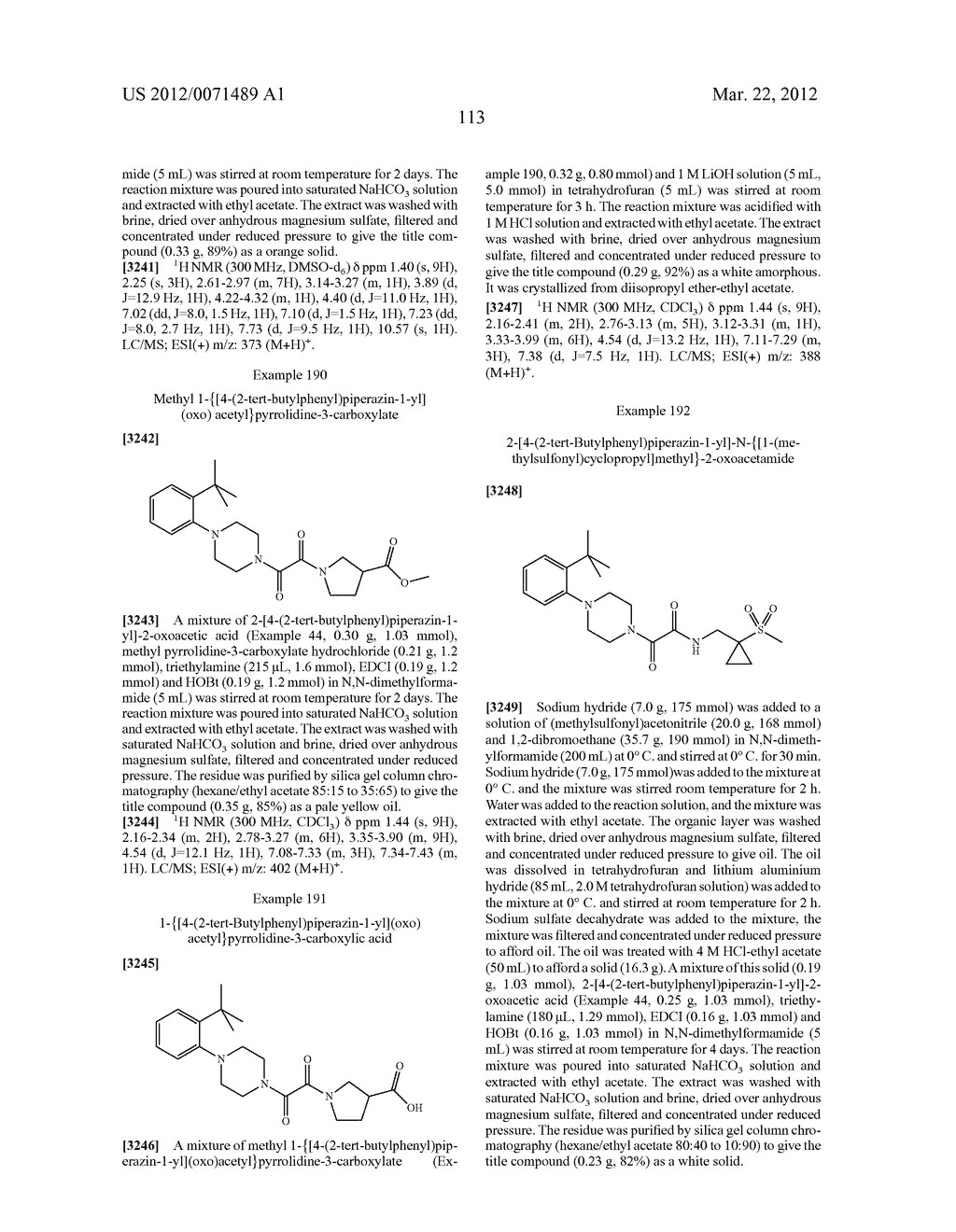 DERIVATIVES OF N-ACYL-N'-PHENYLPIPERAZINE USEFUL (INTER ALIA) FOR THE     PROPHYLAXIS OR TREATMENT OF DIABETES - diagram, schematic, and image 114