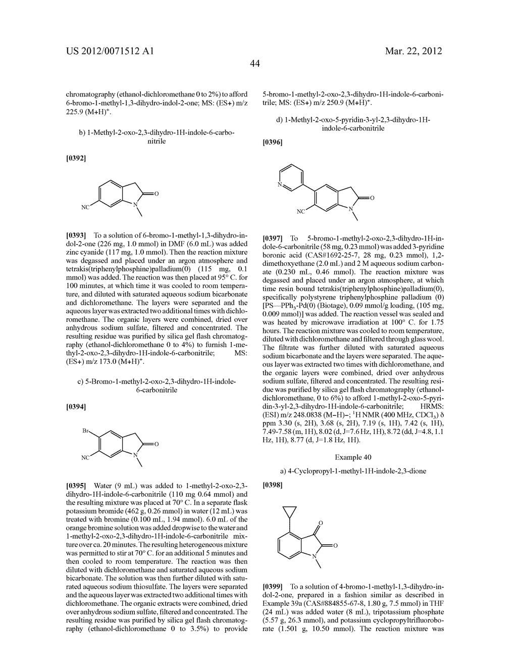 5-PYRIDIN-3-YL-1, 3-DIHYDRO-INDOL-2-ON DERIVATIVES AND THEIR USE AS     MODULATORS OF ALDOSTERONE SYNTHASE AND/OR CYP11B1 - diagram, schematic, and image 45