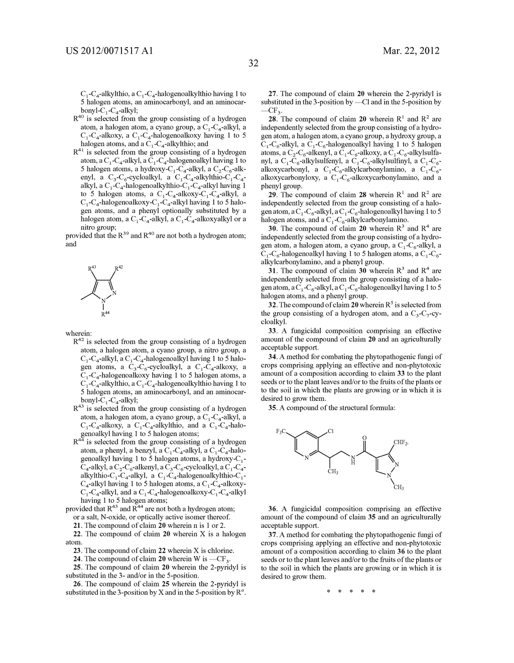 2-PYRIDINYLETHYLCARBOXAMIDE DERIVATIVES AND THEIR USE AS FUNGICIDES - diagram, schematic, and image 33