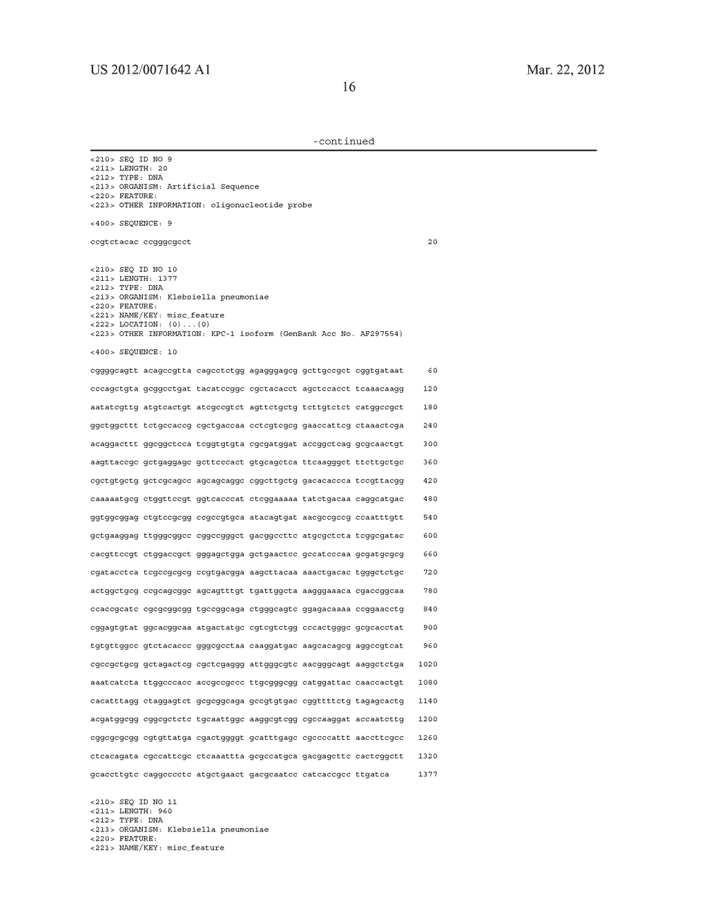 COMPOSITIONS AND METHODS FOR THE IDENTIFICATION OF A CARBAPENEMASE GENE - diagram, schematic, and image 19