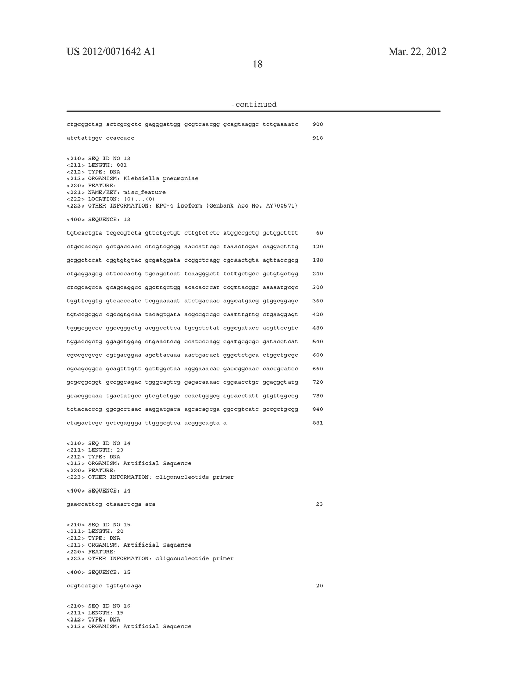 COMPOSITIONS AND METHODS FOR THE IDENTIFICATION OF A CARBAPENEMASE GENE - diagram, schematic, and image 21