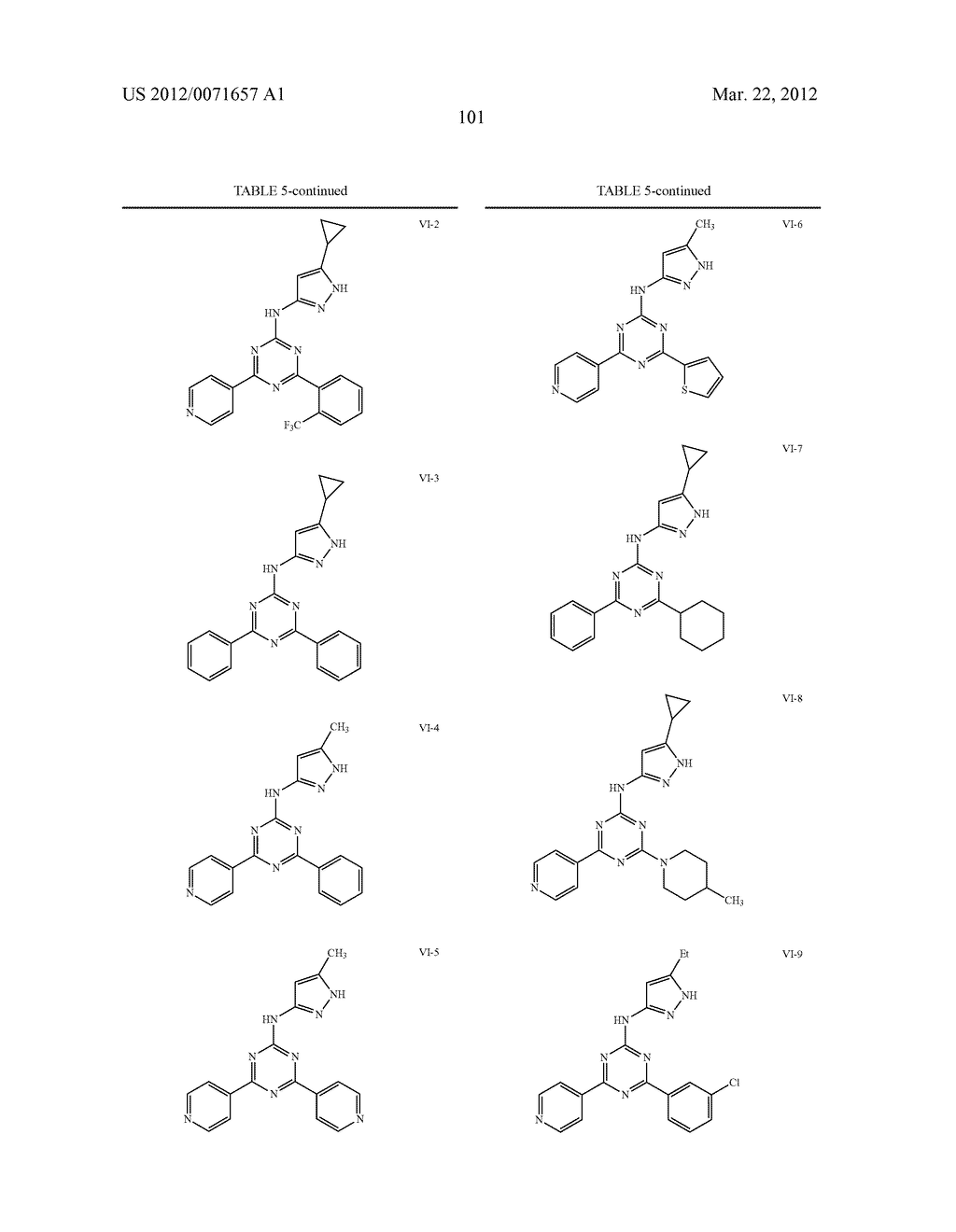 TRIAZOLE COMPOUNDS USEFUL AS PROTEIN KINASE INHIBITORS - diagram, schematic, and image 102