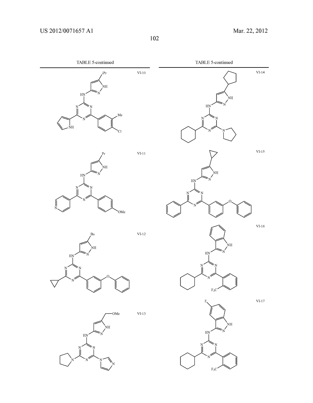 TRIAZOLE COMPOUNDS USEFUL AS PROTEIN KINASE INHIBITORS - diagram, schematic, and image 103