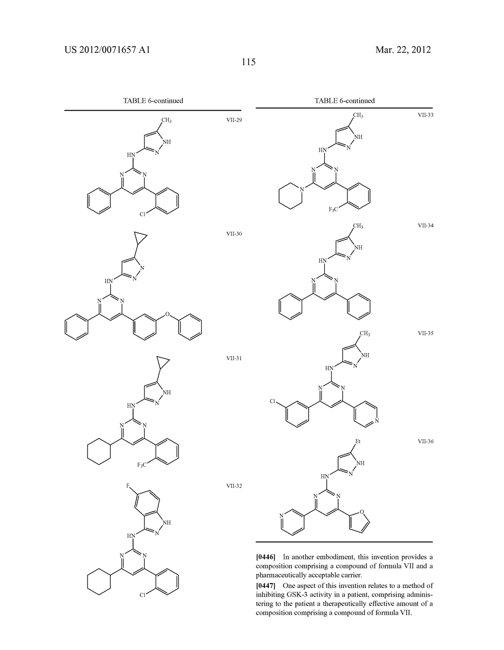 TRIAZOLE COMPOUNDS USEFUL AS PROTEIN KINASE INHIBITORS - diagram, schematic, and image 116