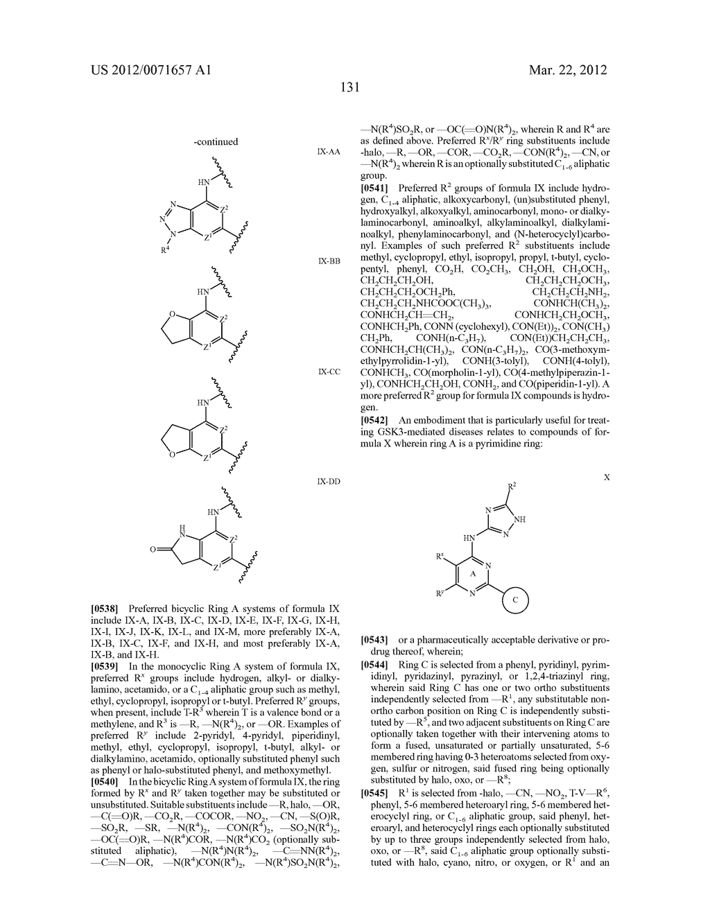 TRIAZOLE COMPOUNDS USEFUL AS PROTEIN KINASE INHIBITORS - diagram, schematic, and image 132