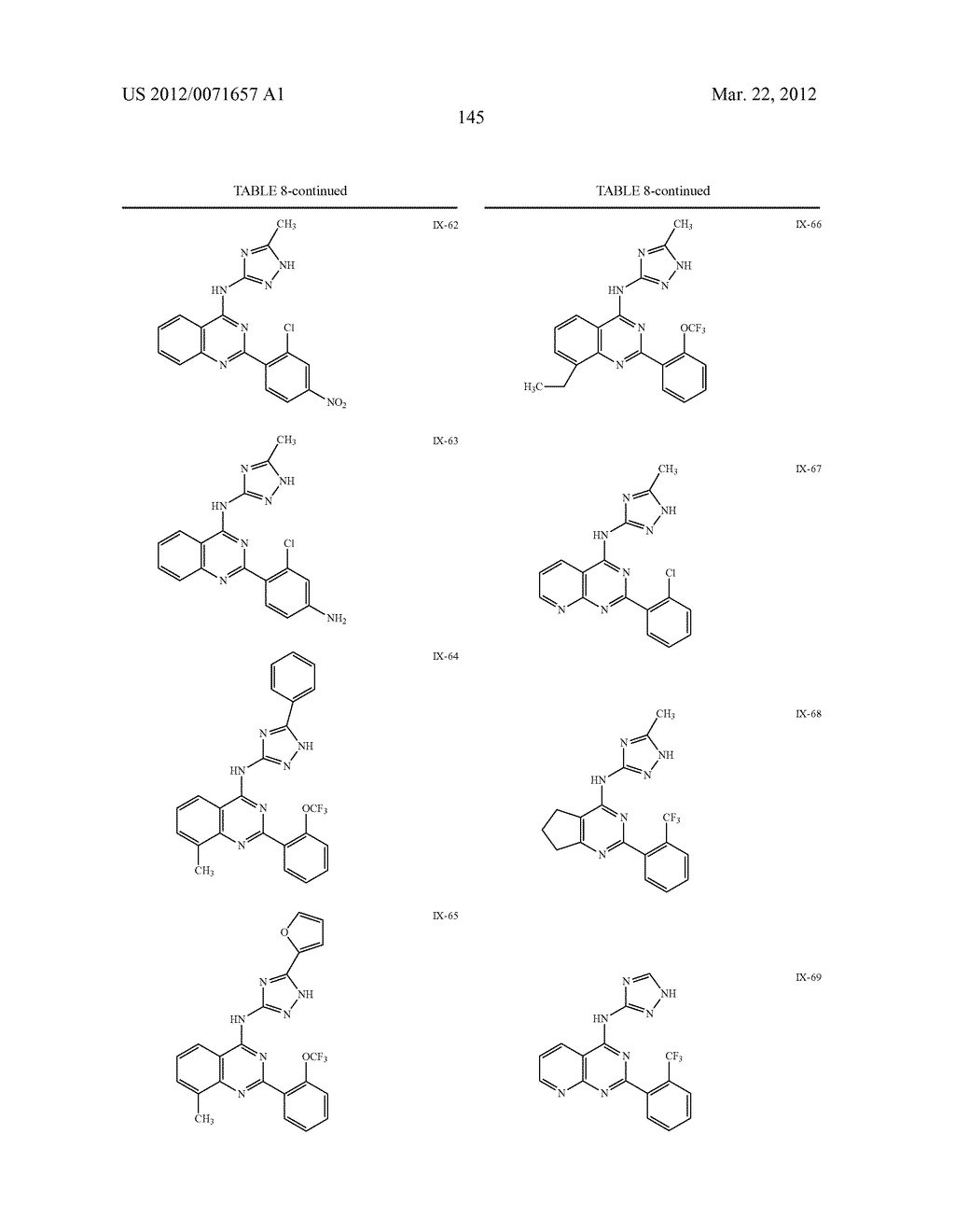 TRIAZOLE COMPOUNDS USEFUL AS PROTEIN KINASE INHIBITORS - diagram, schematic, and image 146