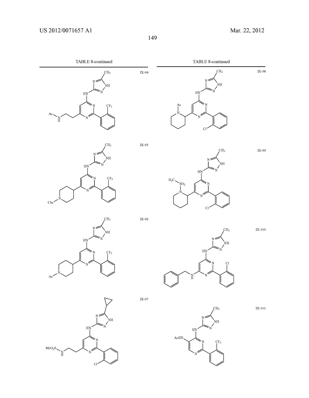 TRIAZOLE COMPOUNDS USEFUL AS PROTEIN KINASE INHIBITORS - diagram, schematic, and image 150