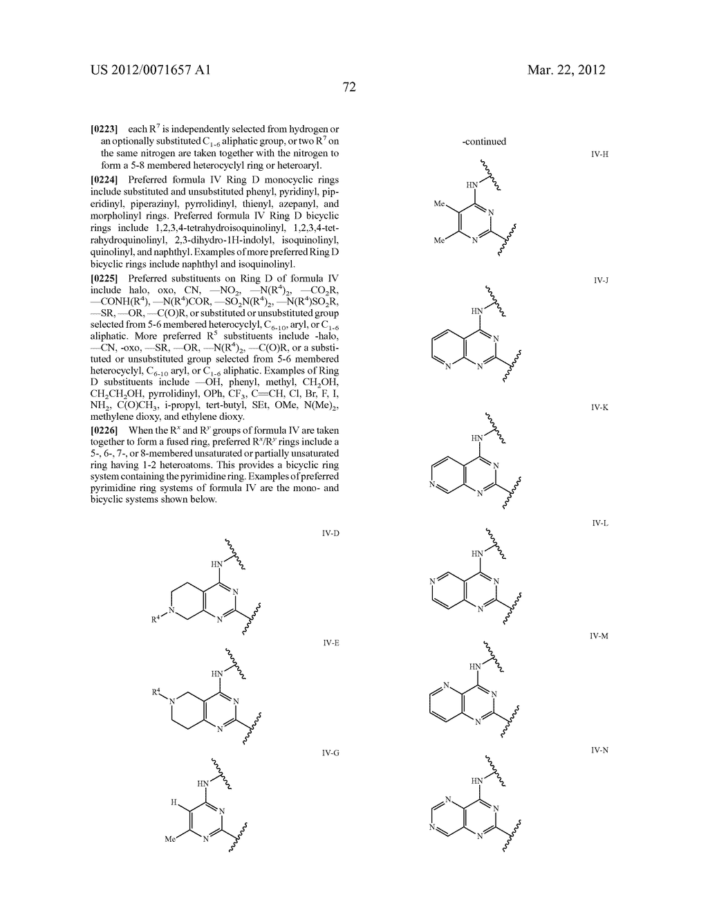 TRIAZOLE COMPOUNDS USEFUL AS PROTEIN KINASE INHIBITORS - diagram, schematic, and image 73