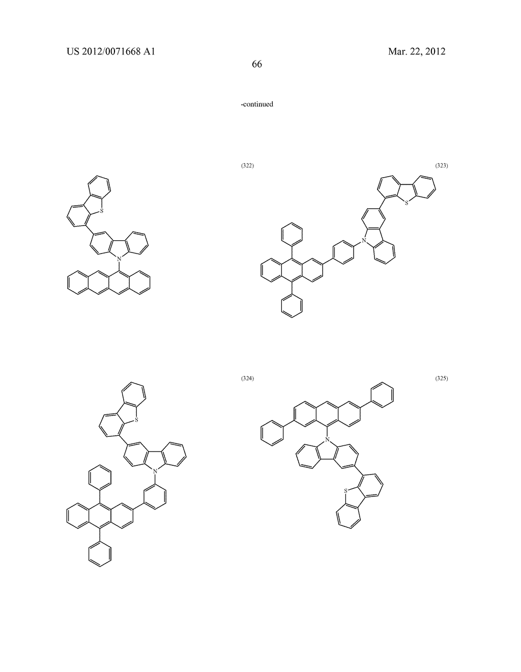 Carbazole Derivative, Light-Emitting Element Material and Organic     Semiconductor Material - diagram, schematic, and image 114