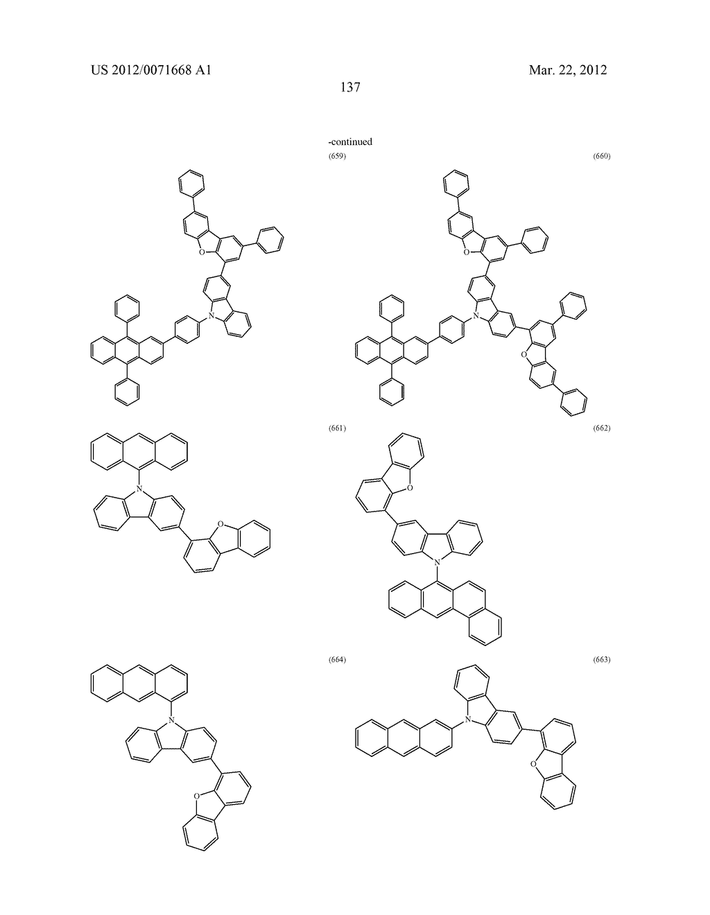 Carbazole Derivative, Light-Emitting Element Material and Organic     Semiconductor Material - diagram, schematic, and image 185