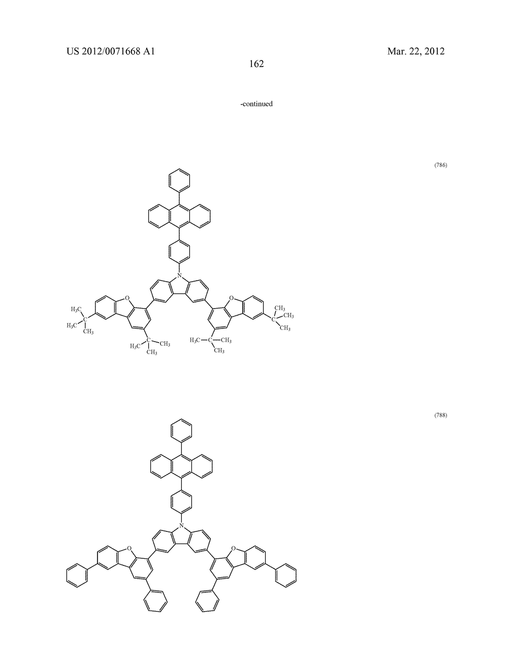 Carbazole Derivative, Light-Emitting Element Material and Organic     Semiconductor Material - diagram, schematic, and image 210