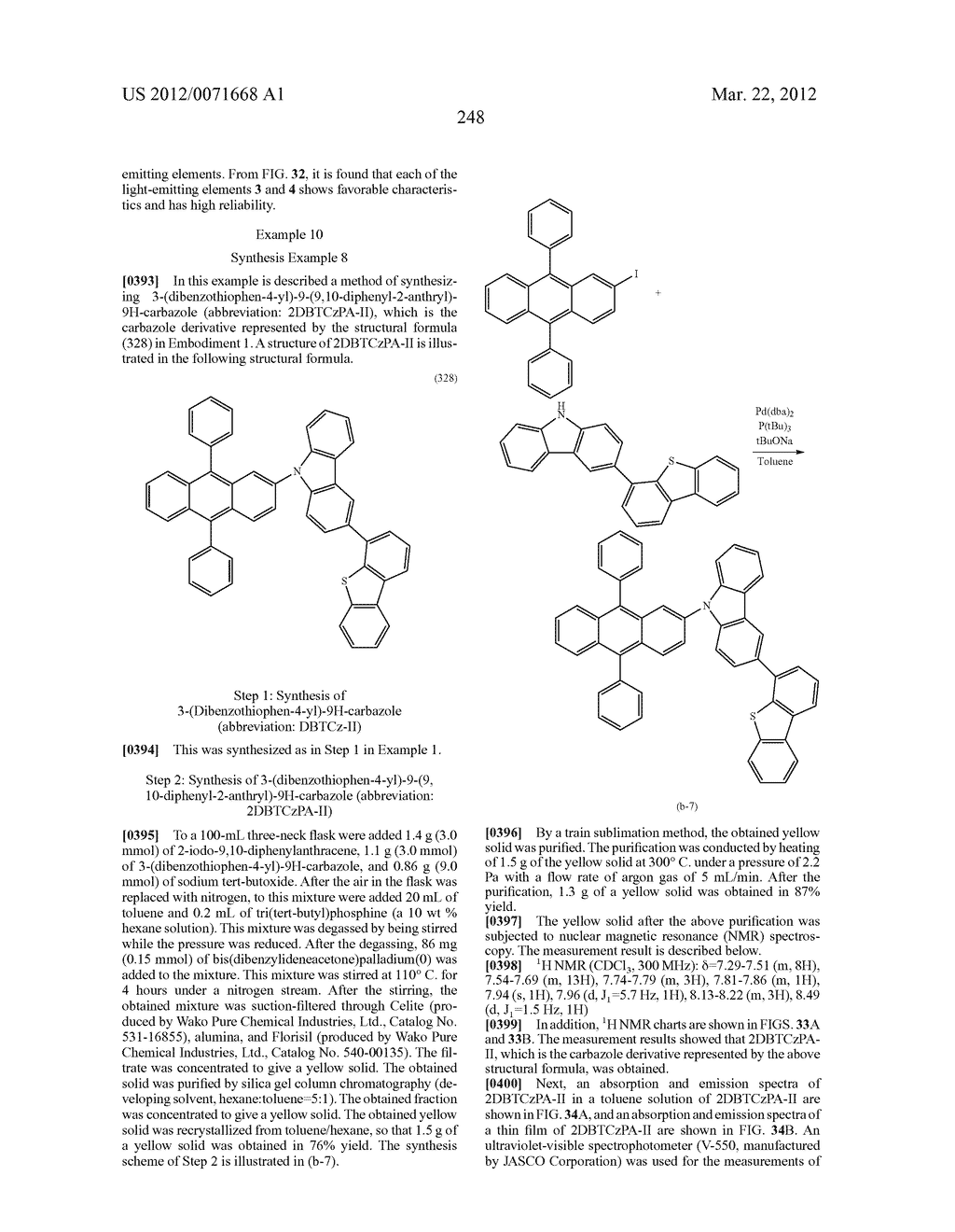 Carbazole Derivative, Light-Emitting Element Material and Organic     Semiconductor Material - diagram, schematic, and image 296