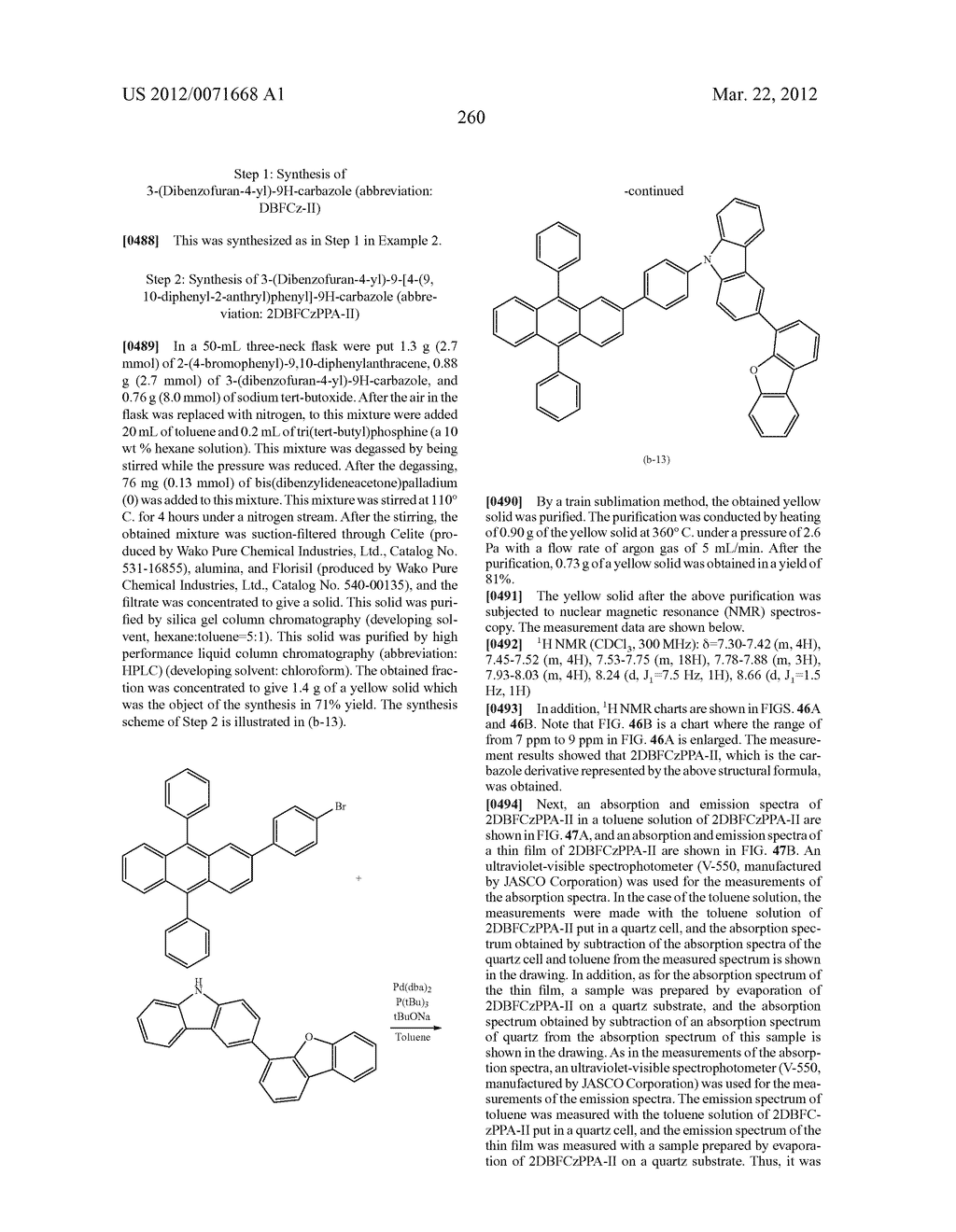 Carbazole Derivative, Light-Emitting Element Material and Organic     Semiconductor Material - diagram, schematic, and image 308