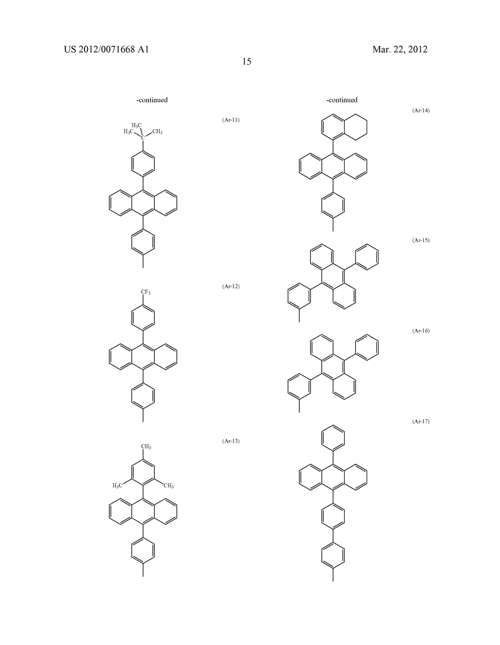 Carbazole Derivative, Light-Emitting Element Material and Organic     Semiconductor Material - diagram, schematic, and image 63