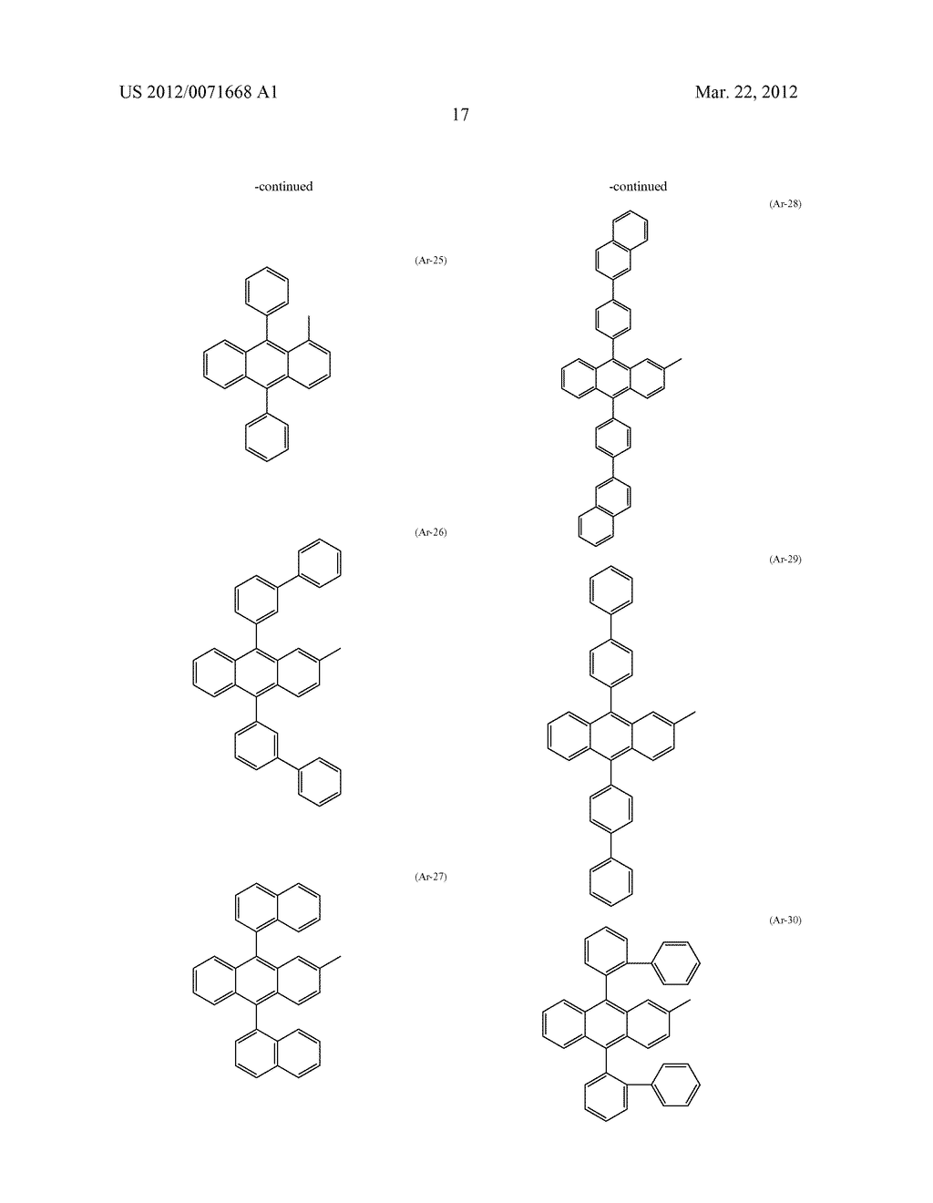 Carbazole Derivative, Light-Emitting Element Material and Organic     Semiconductor Material - diagram, schematic, and image 65