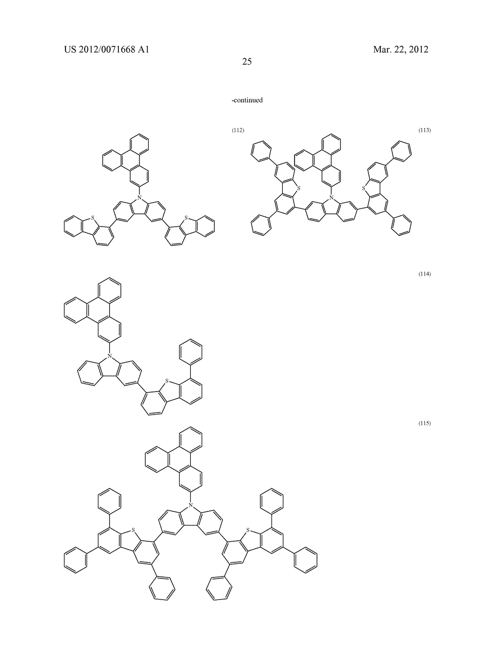 Carbazole Derivative, Light-Emitting Element Material and Organic     Semiconductor Material - diagram, schematic, and image 73