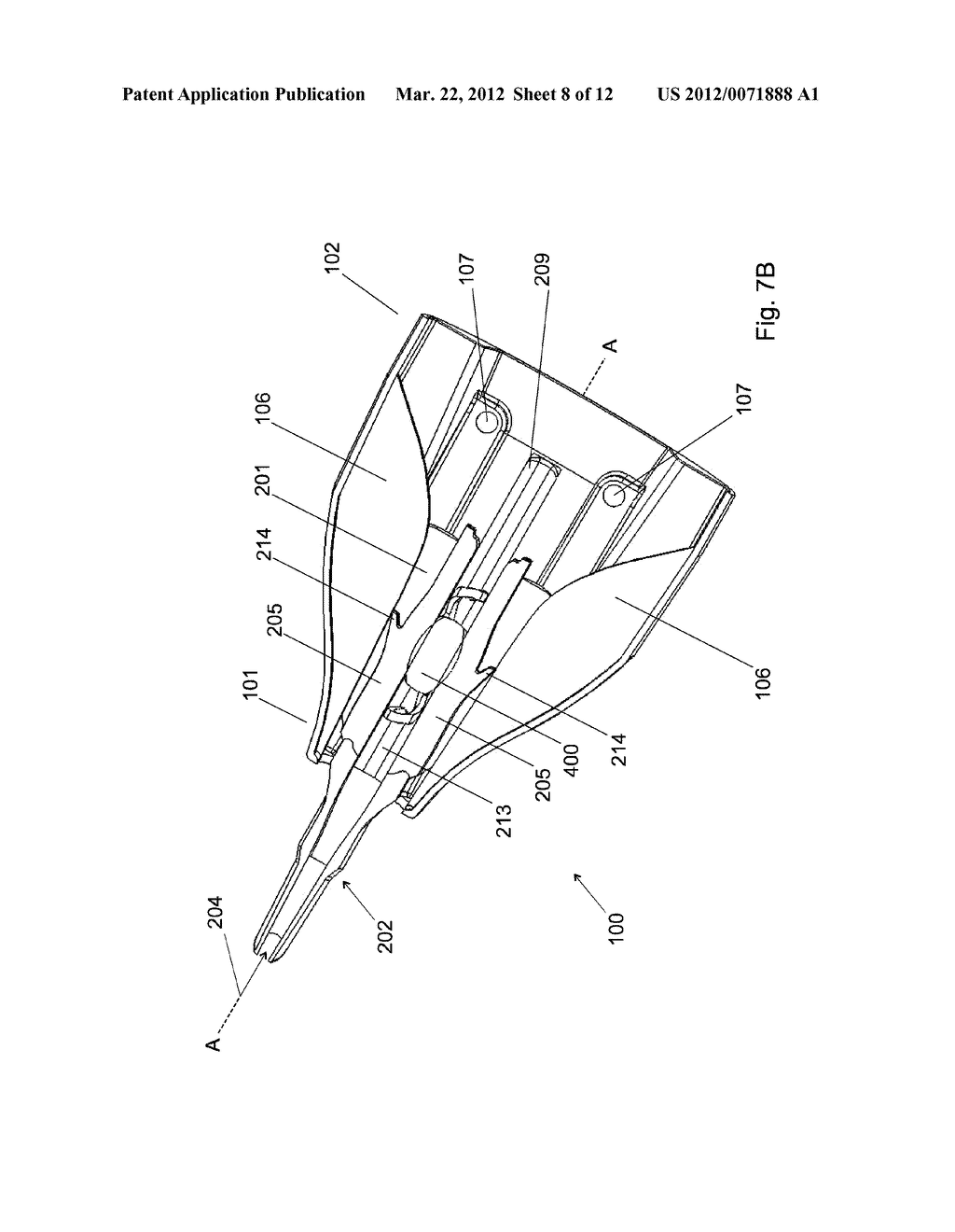 DEVICE FOR HOLDING FOLDING AND INJECTING AN INTRAOCULAR LENS - diagram, schematic, and image 09