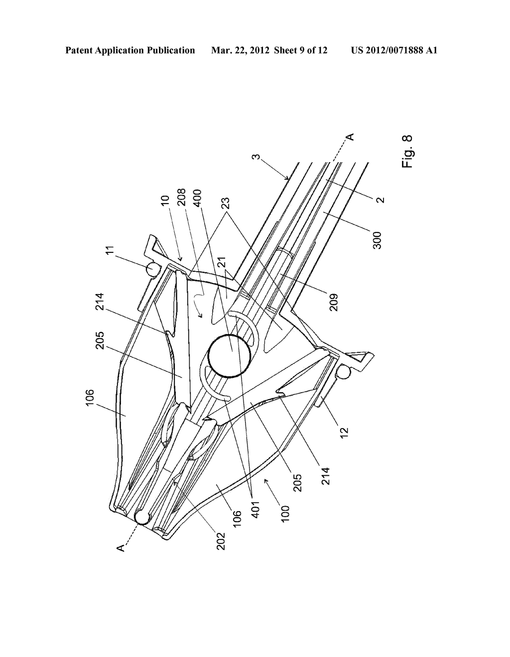 DEVICE FOR HOLDING FOLDING AND INJECTING AN INTRAOCULAR LENS - diagram, schematic, and image 10