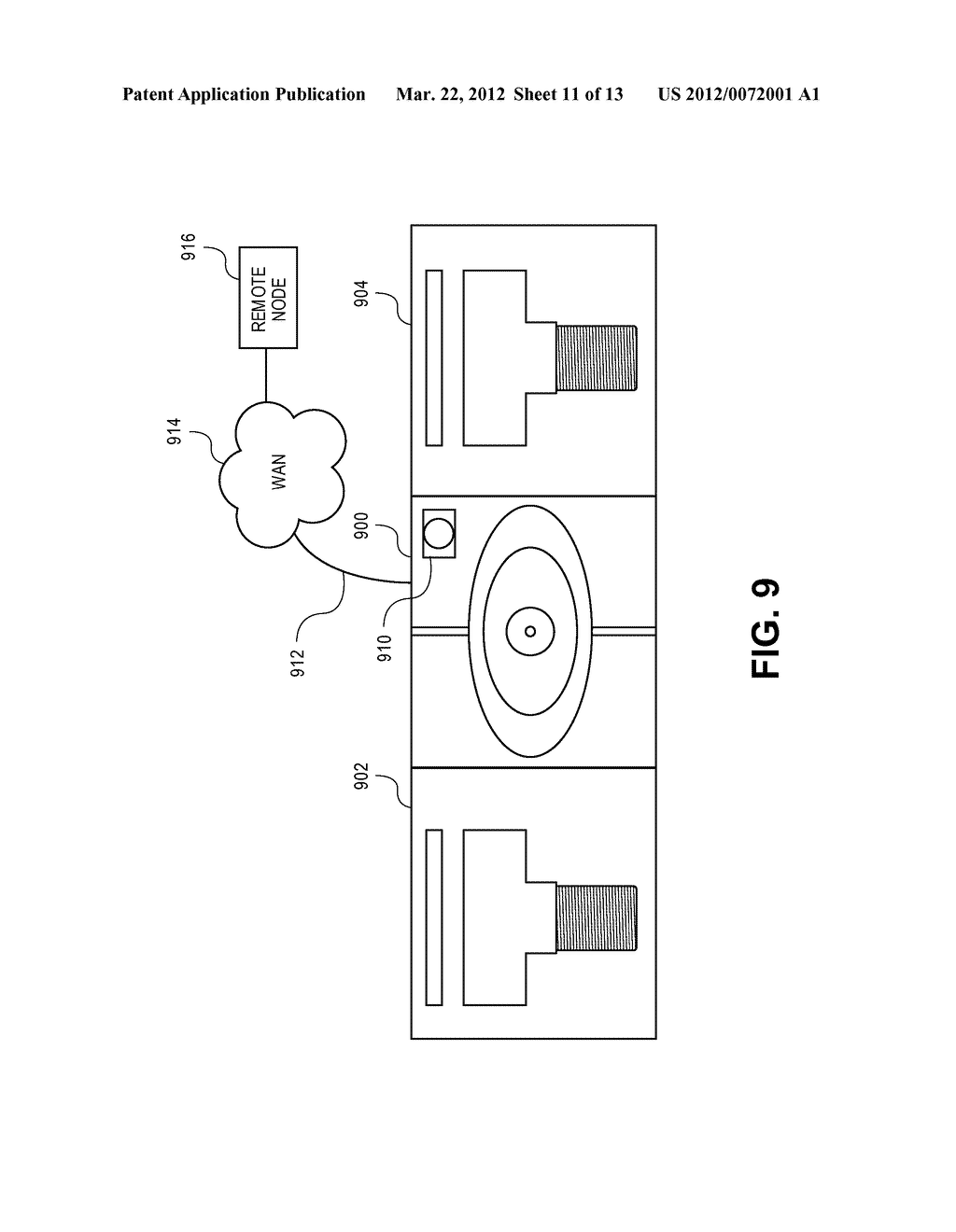 REMOTE MONITORING AND CONTROL OF A THREE-DIMENSIONAL OBJECT IN A     FABRICATION APPARATUS - diagram, schematic, and image 12