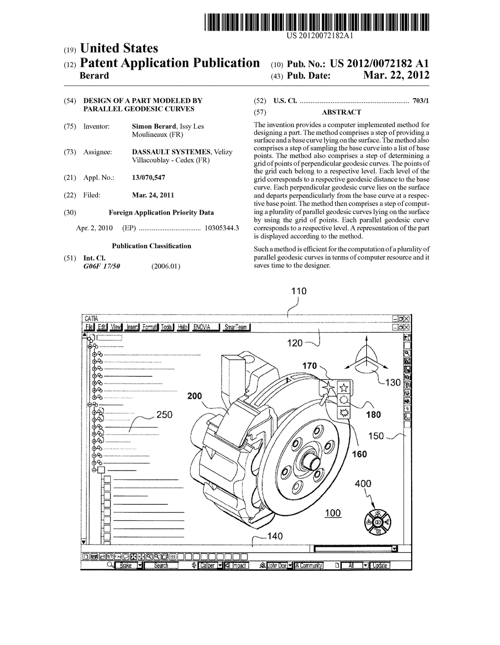 Design of a Part Modeled by Parallel Geodesic Curves - diagram, schematic, and image 01