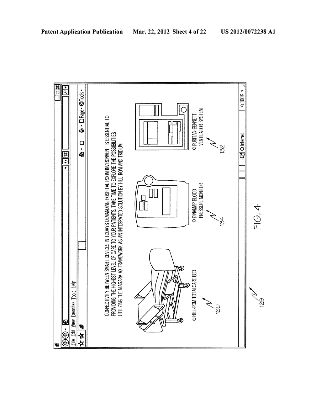 System and Method For Collection and Communication of Data From Multiple     Patient Care Devices - diagram, schematic, and image 05