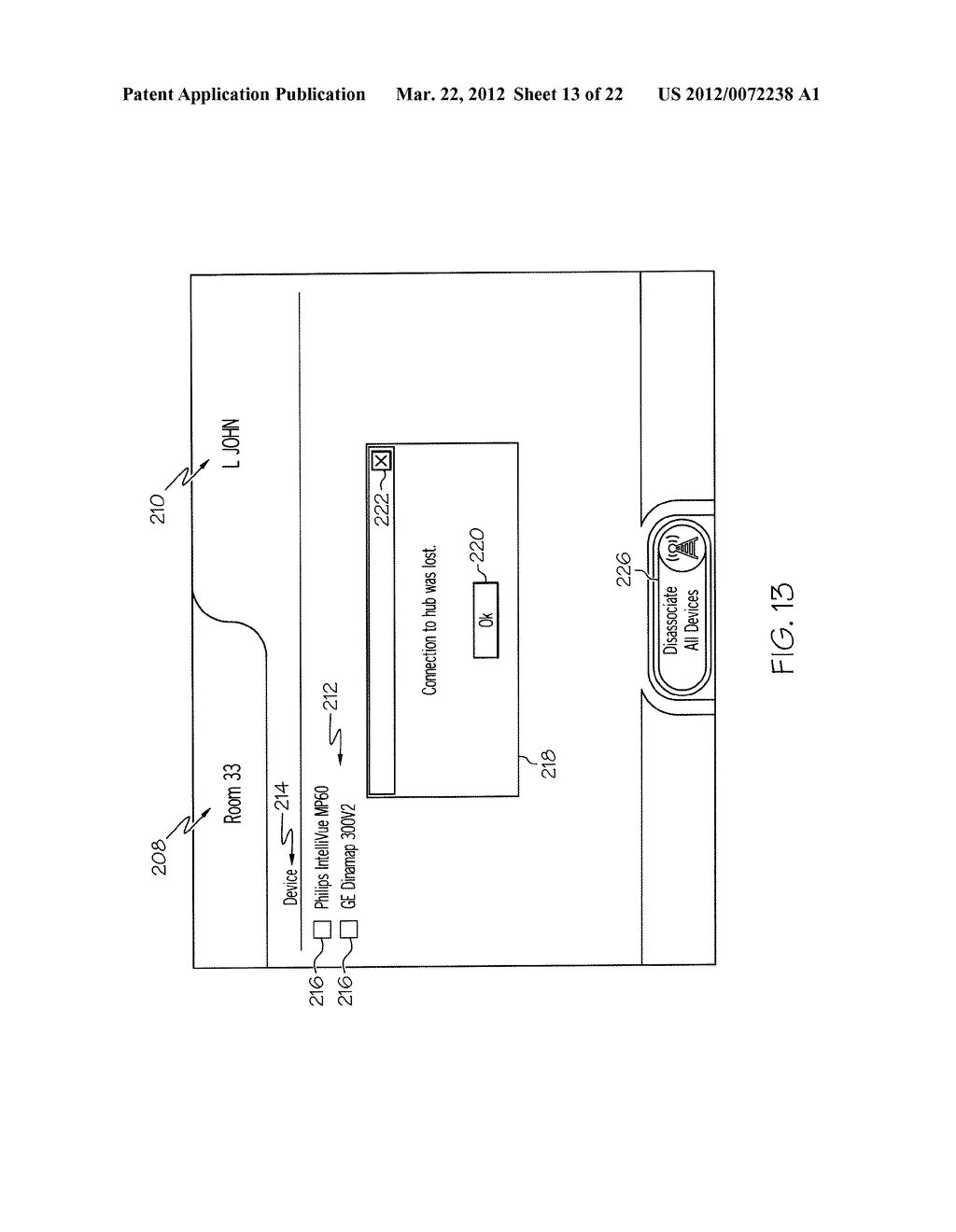 System and Method For Collection and Communication of Data From Multiple     Patient Care Devices - diagram, schematic, and image 14