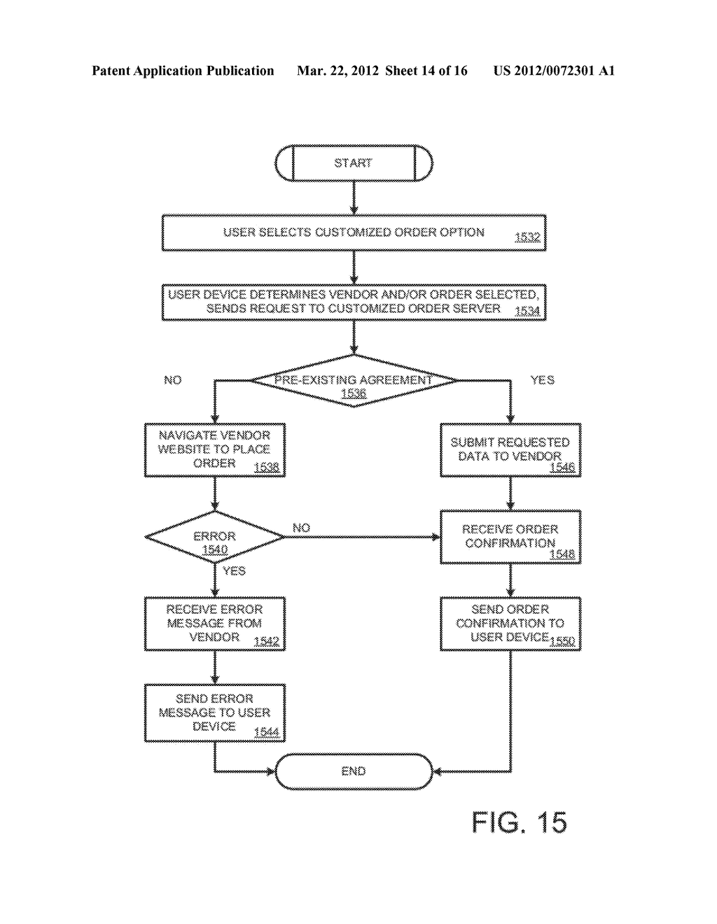 Methods, Systems, and Computer-Readable Media for Placing Orders - diagram, schematic, and image 15