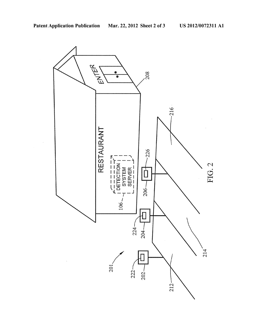 METHODS, SYSTEMS, AND COMPUTER READABLE MEDIA FOR PREPARING AND DELIVERING     AN ORDERED PRODUCT UPON DETECTING A CUSTOMER PRESENCE - diagram, schematic, and image 03