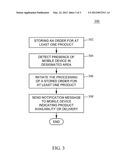 METHODS, SYSTEMS, AND COMPUTER READABLE MEDIA FOR PREPARING AND DELIVERING     AN ORDERED PRODUCT UPON DETECTING A CUSTOMER PRESENCE diagram and image