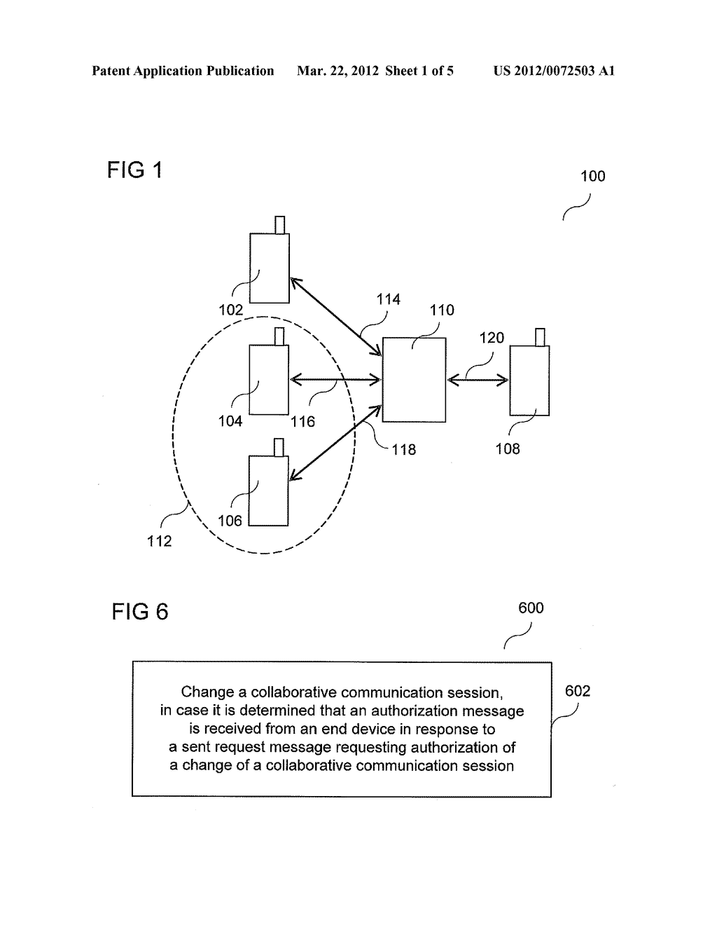 METHODS AND DEVICES FOR AUTHORIZATION IN COLLABORATIVE COMMUNICATIONS     SESSIONS - diagram, schematic, and image 02