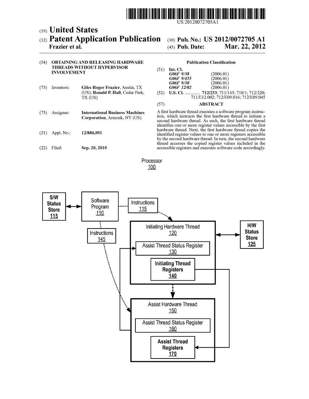 Obtaining And Releasing Hardware Threads Without Hypervisor Involvement - diagram, schematic, and image 01