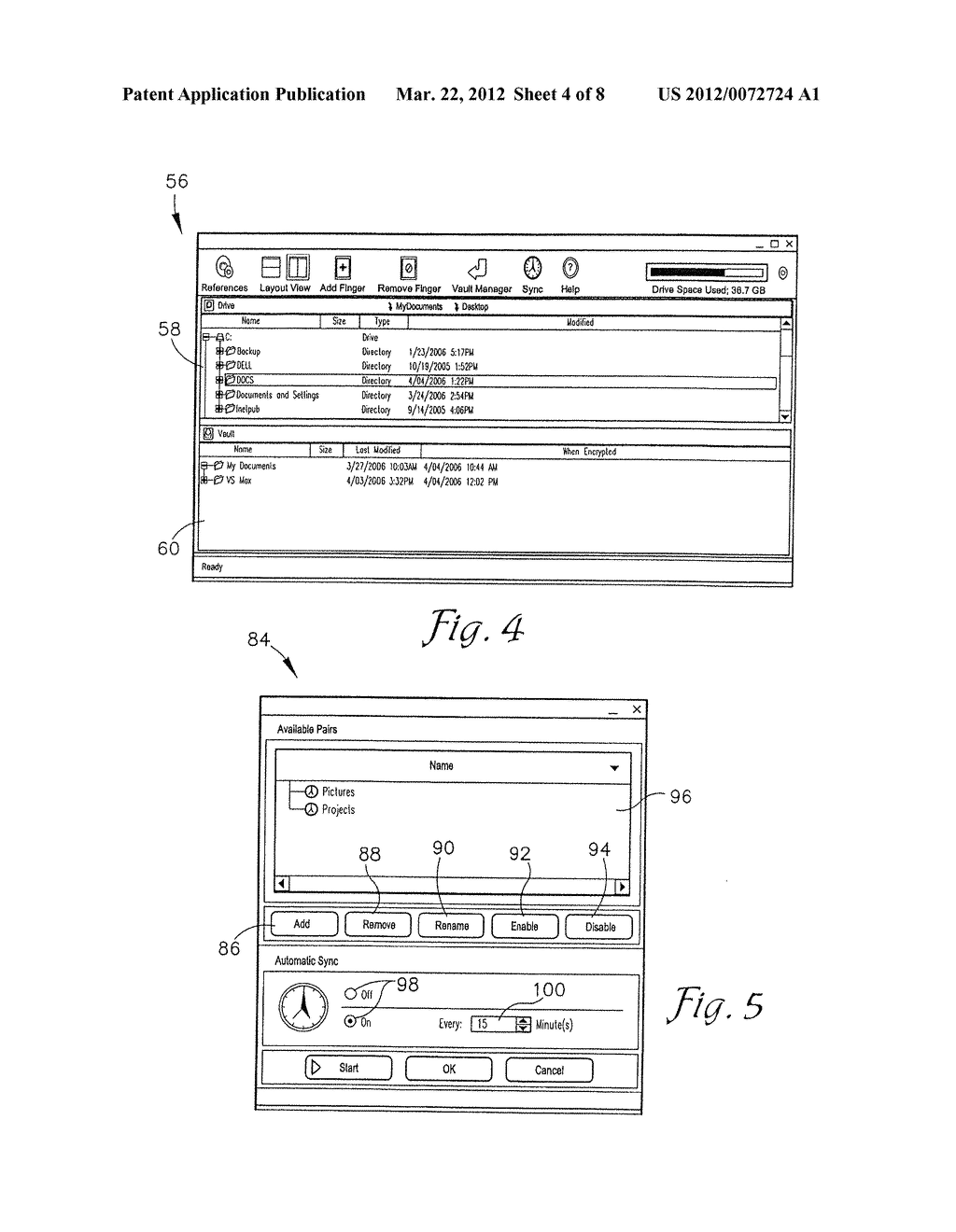 COMPUTER PROGRAM AND METHOD FOR BIOMETRICALLY SECURED, TRANSPARENT     ENCRYPTION AND DECRYPTION - diagram, schematic, and image 05