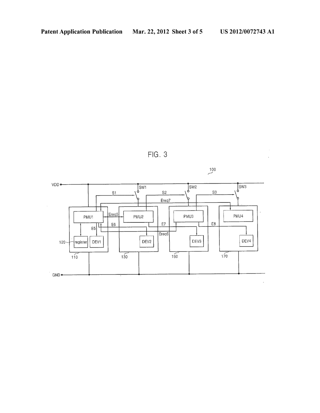 Hierarchical Power Management Circuit, Power Management Method Using the     Same, and System on Chip Including the Hierarchical Power Management     Circuit - diagram, schematic, and image 04