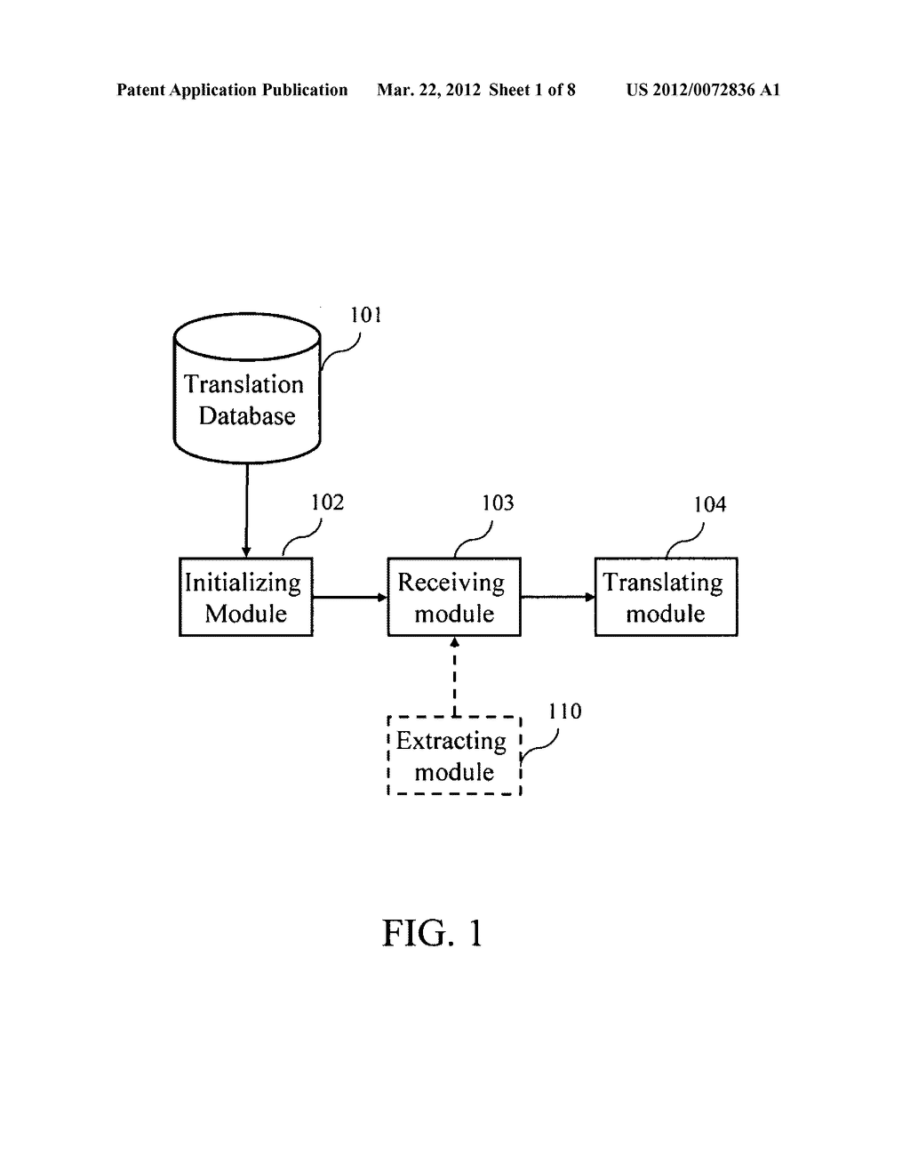 Displaying system of translation words and displaying method thereof - diagram, schematic, and image 02