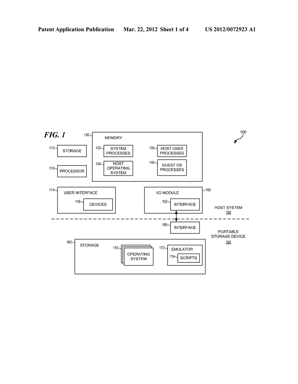  SYSTEM FOR CONVENIENTLY MOVING AN ENTIRE COMPUTER ENVIRONMENT AMONG A     PLURALITY OF COMPUTING PLATFORMS - diagram, schematic, and image 02