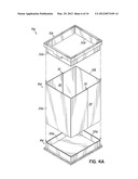 Custom Sized Plastic Tote Having Intermediate Sleeve and Method of     Manufacturing Same diagram and image