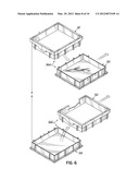 Custom Sized Plastic Tote Having Intermediate Sleeve and Method of     Manufacturing Same diagram and image