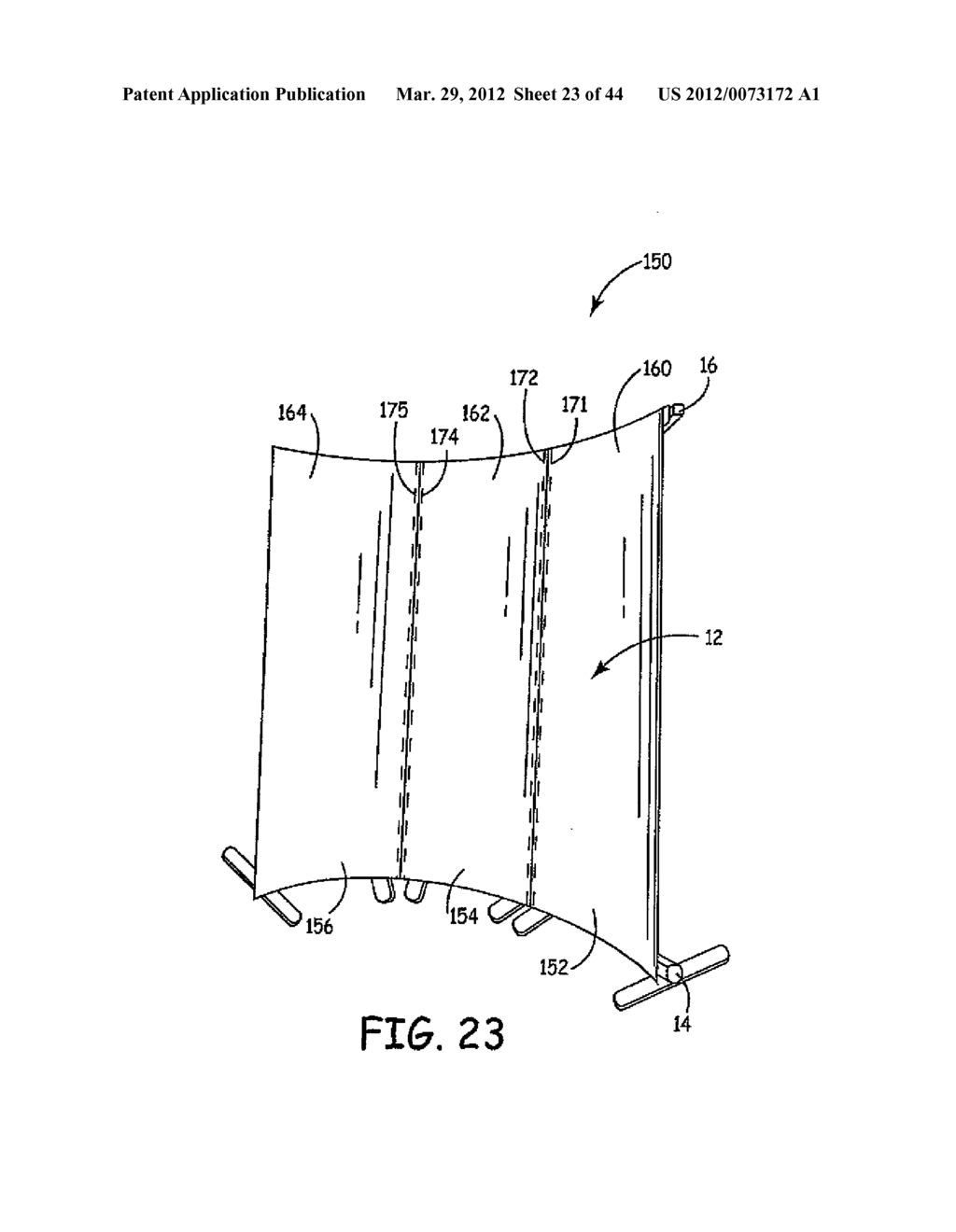 TRADESHOW DISPLAY FORMED OF BANNER STANDS - diagram, schematic, and image 24