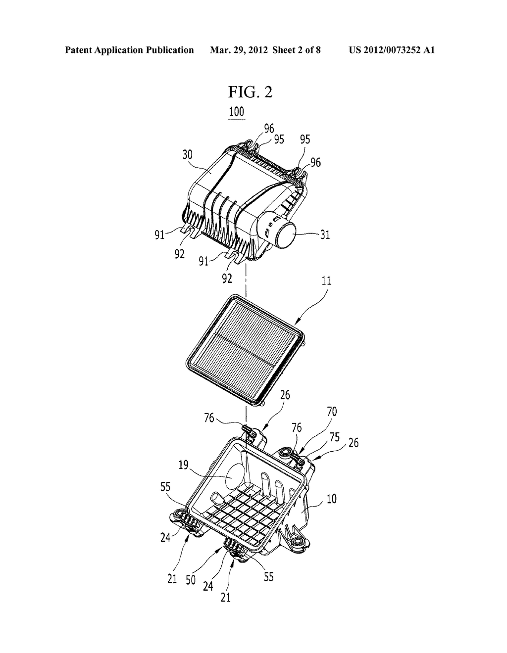 AIR CLEANER FOR VEHICLE - diagram, schematic, and image 03