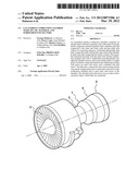 GAS TURBINE COMBUSTION CHAMBER MADE OF CMC MATERIAL AND SUBDIVIDED INTO     SECTORS diagram and image