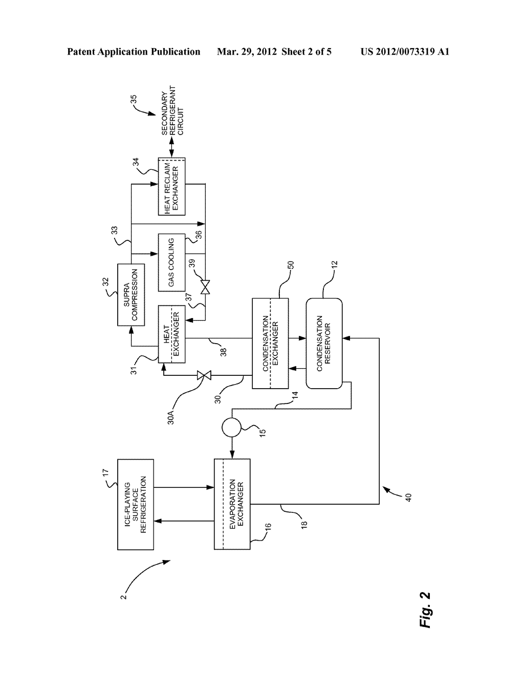 CO2 REFRIGERATION SYSTEM FOR ICE-PLAYING SURFACES - diagram, schematic, and image 03