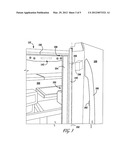 REFRIGERATOR DOOR MULLION APPARATUS AND SYSTEM diagram and image