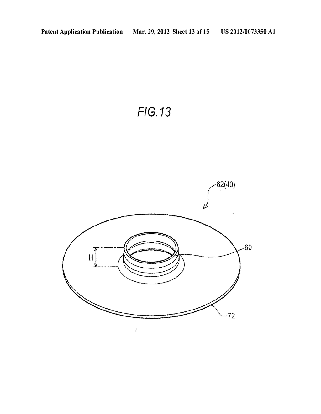 BOSSED DISC-LIKE MEMBER MANUFACTURING METHOD AND BOSSED DISC-LIKE MEMBER     MANUFACTURING APPARATUS - diagram, schematic, and image 14