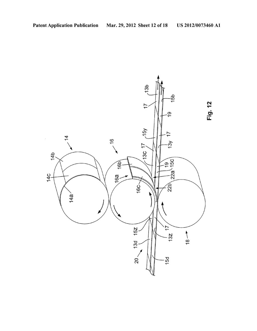 VARIABLE CUTOFF PRINTING PRESS AND METHOD FOR DOUBLE PRINTING - diagram, schematic, and image 13