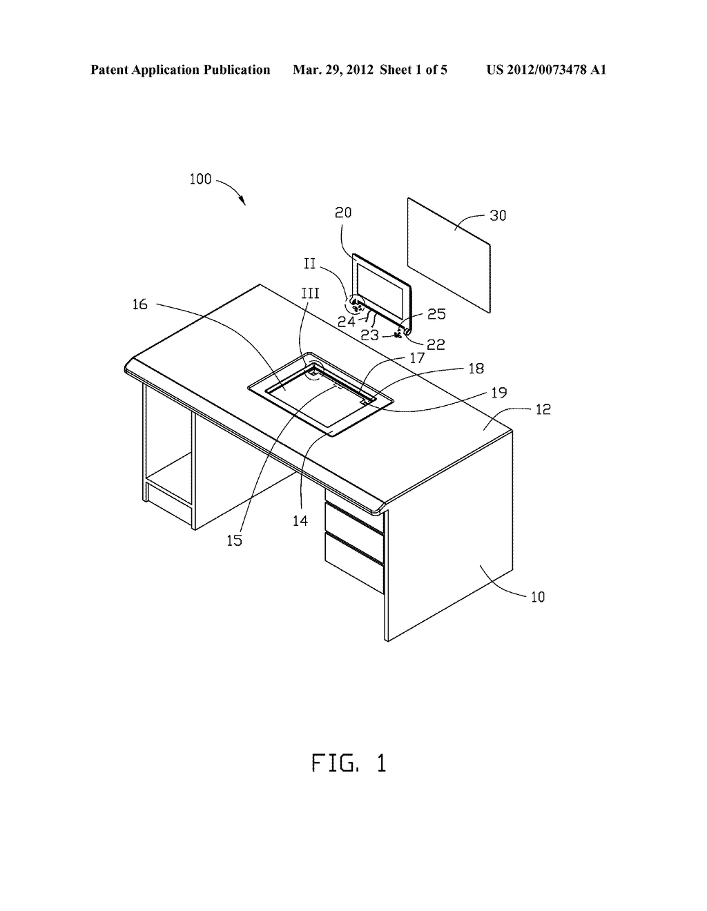 COMPUTER DESK - diagram, schematic, and image 02