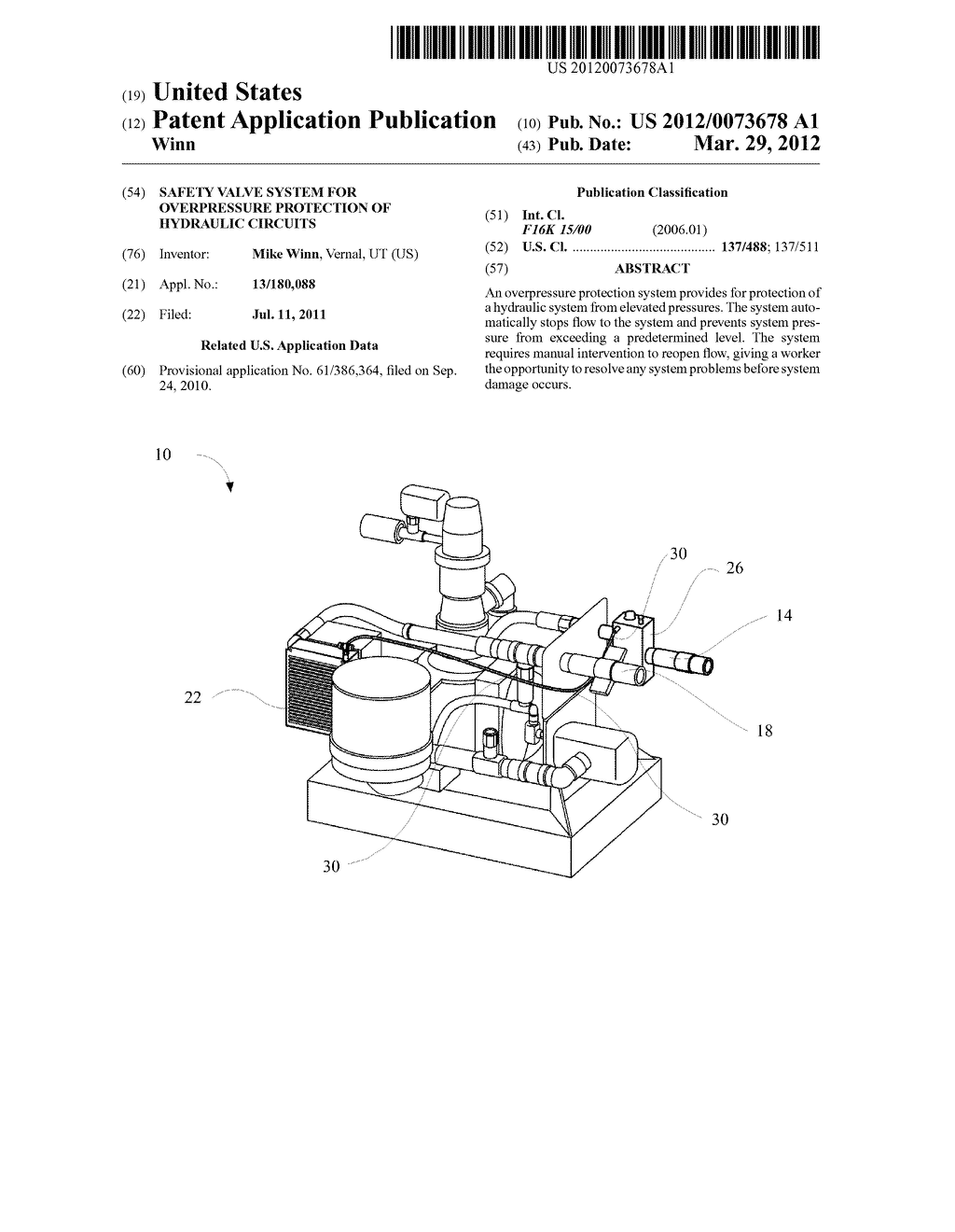 SAFETY VALVE SYSTEM FOR OVERPRESSURE PROTECTION OF HYDRAULIC CIRCUITS - diagram, schematic, and image 01